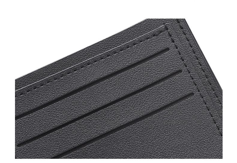 Neue Herrenbrieftasche Kurze Herrenbrieftasche Jugend Einfache und modische Multi-Card-Business-Horizontal-Spleißen-Brieftasche_voghion.com