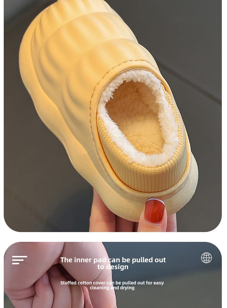 Pantofole di cotone per bambini, pantofole di lana per interni ed esterni, pantofole di cotone per bambini e bambine, pantofole per bambini, pantofole di cartone animato_voghion.com