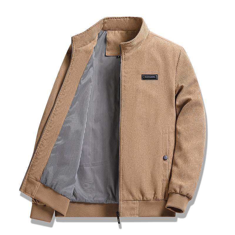 Winter New For Men, Autumn Winter Coat, Corduroy Cotton Jacket, Thickened Lambskin, Sports And Leisure Jacket With Added_voghion.com