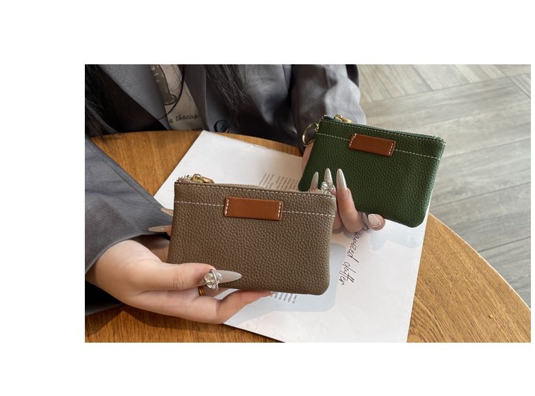 Wallet Card Cases Leather Coin Purse New Ultra Thin Exquisite Mini Compact Key Bag Coin Bag Ladies Short Wallet_voghion.com