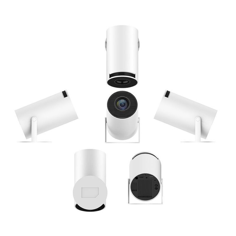 hy300pro Projector Home Use 4K Portable LCD Ultra HD Living Room Wall Projection Wireless Screen Sharing_voghion.com