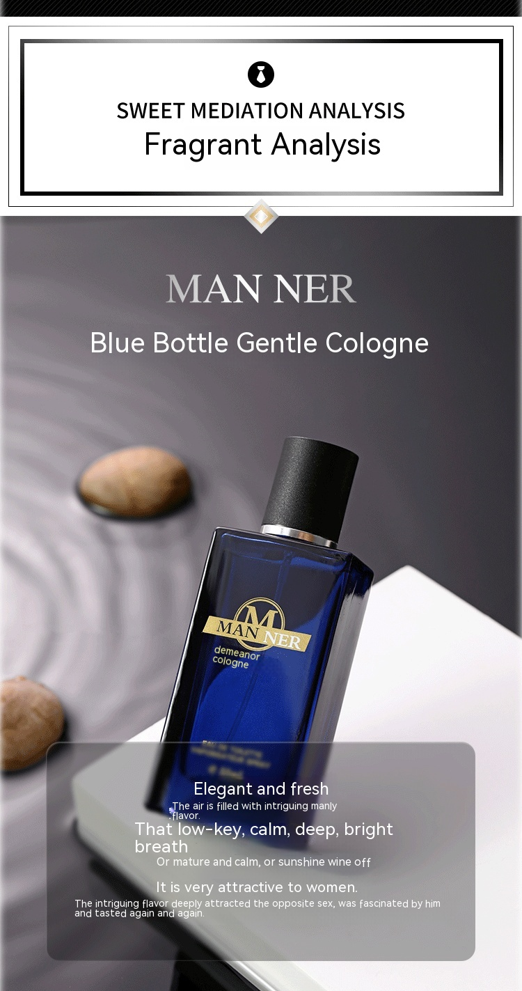 2023 New Hot Gulong Men's Perfume Long Lasting Fragrance Fresh and Elegant Wooden Flavor 55ml Fragrance_voghion.com
