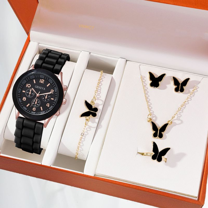 Siliconen Casual Quartz en Sieraden Dameshorloge_voghion.com
