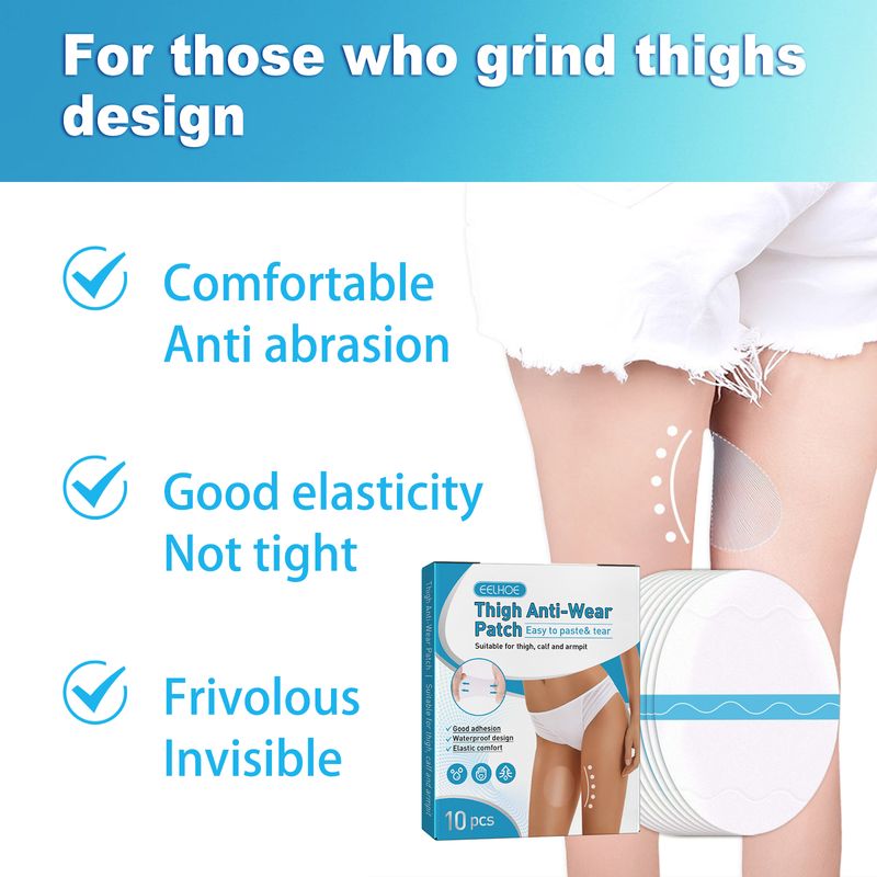 EELHOE Thigh Anti-Wear Pads, Anti-Friction Invisible Thigh High Elastic Leg Protector Knee Calf Casual Pads_voghion.com