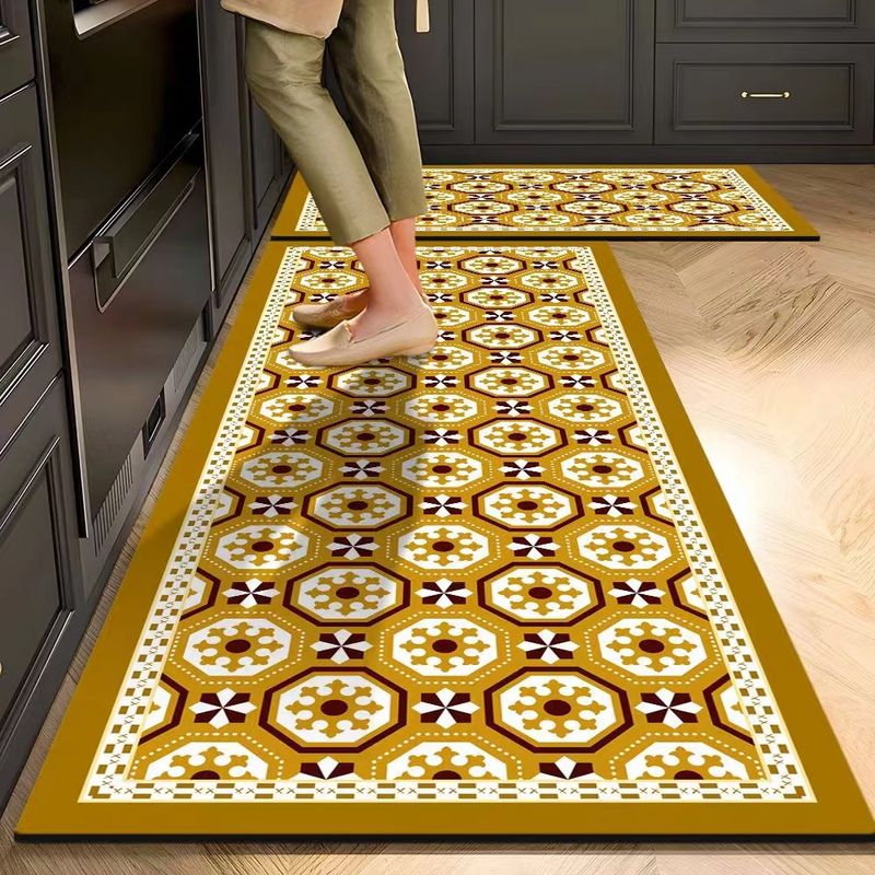 Extra Long Diatomite Kitchen Mat – Super Absorbent & Oil-Resistant Non-Slip Floor Mat For Kitchen, Entryway, Bathroom – Wash-Free & Dirt-Proof_voghion.com