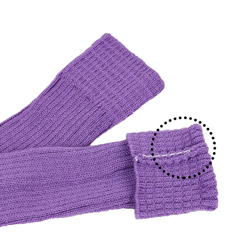 Unisex Verlängerte Woll-Beinstulpen (80 cm) Damen-Florsocken, gestrickte Woll-Beinstulpen, Ballett-Yoga-Fußwärmer_voghion.com