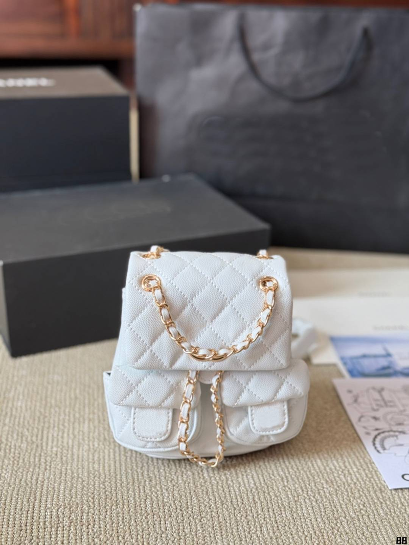 2025 nowy diamentowy łańcuch siatkowy damski worek torba uniwersalny damski plecak casualowy_voghion.com