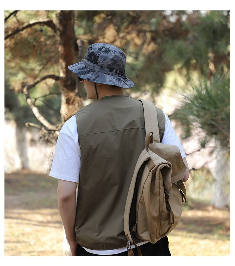 Mountain Style Bucket Hat - Lightweight & Foldable UPF 50+ Sun Hat For Hiking & Outdoor (Men's Summer Essential)_voghion.com