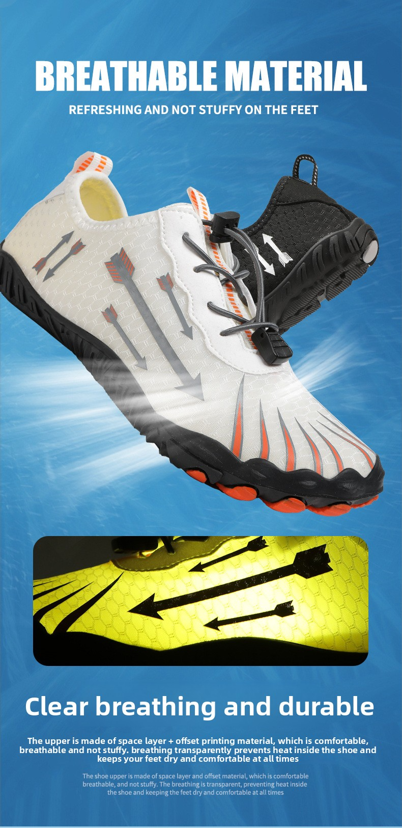 Unisex Quick-Dry Water Shoes – Lightweight & Breathable For Swimming, Beach, Yoga & Outdoor Adventures | Non-Slip Sole | Multiple Colors & Sizes_voghion.com