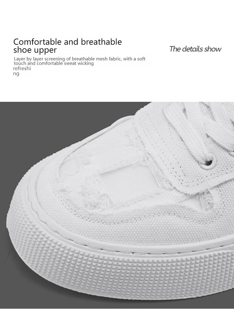 Men's Casual Canvas Sneakers - Breathable Summer Shoes With Lace-Up Design, Lightweight & Comfortable For Daily Wear_voghion.com