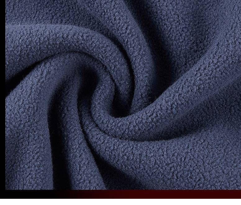 Men's Polar Fleece Jacket – Stand Collar Winter Warmth | Multi-Pocket Design | Dark Gray/Black/Royal Blue/Khaki | M-XXXXL_voghion.com