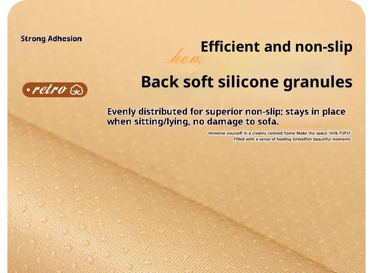 Fodera per cuscino del divano in morbido velluto – Cuscino antiscivolo a righe per divani componibili (bianco crema, grigio, verde, beige chiaro)_voghion.com