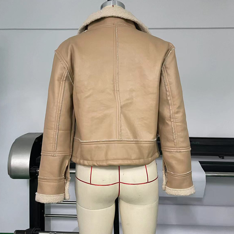 Moudeg Bikerjacket fir Fraen_voghion.com