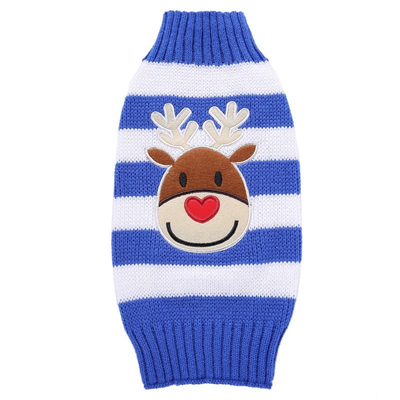 Natale Pet abbigliamento per cani Autunno Inverno di orso Teddy grande Labrador Golden Retriever maglione per cani di Natale_voghion.com