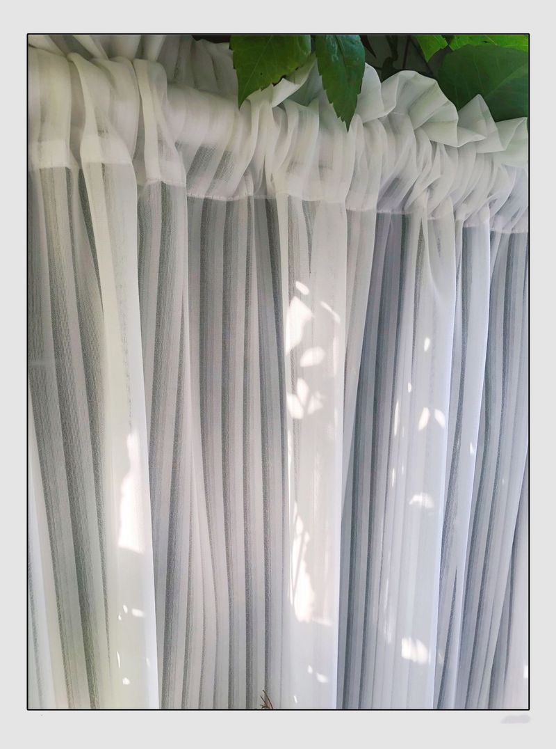 Cortinas de cor sólida com haste, tela de janela, cortina de cozinha, cortina de porta_voghion.com
