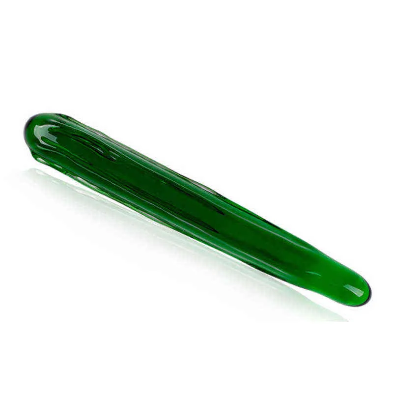 NXY godes verre fruits légumes artificiel Plug Anal Masturbation féminine G spot Vaginal bout à bout gode réaliste_voghion.com
