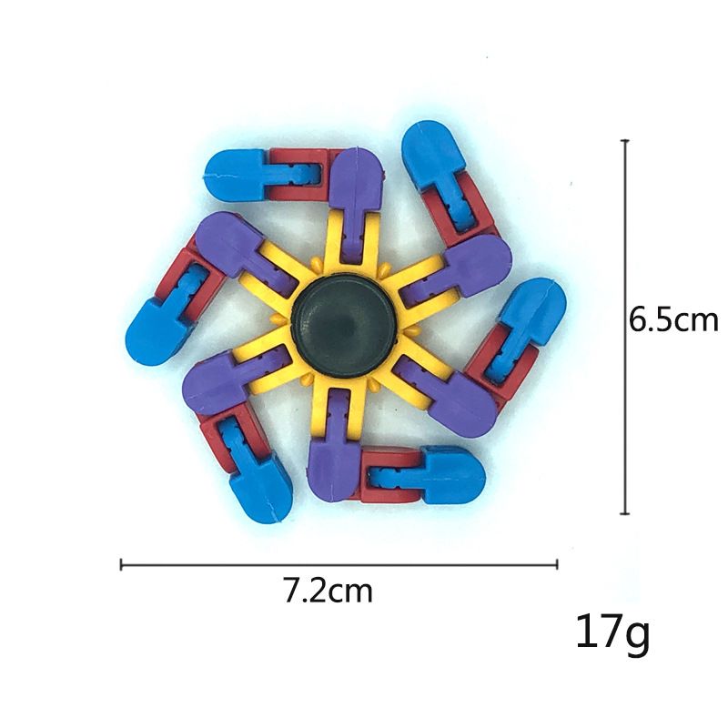 Criativo variedade cadeia três garra fidget spinner lazer alívio brinquedo fidget spinning deformação spinner_voghion.com