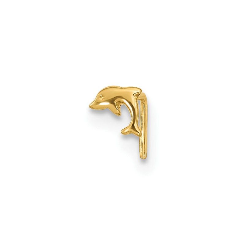 14k 23 Gauge Dolphin Nose Ring_voghion.com