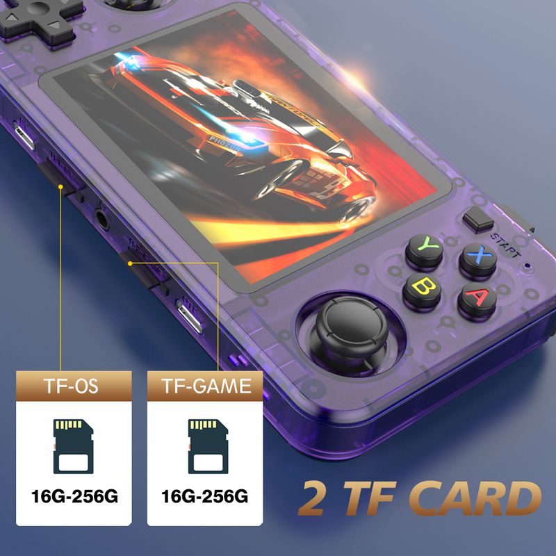 Console portable avec écran R36HIPS de 3,5 pouces, système Linux Open Source, plus de 15 000 mini-jeux de poche (2025)_voghion.com