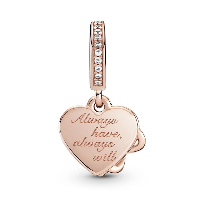 Love You Infinity Heart CZ Dangle Charm_voghion.com