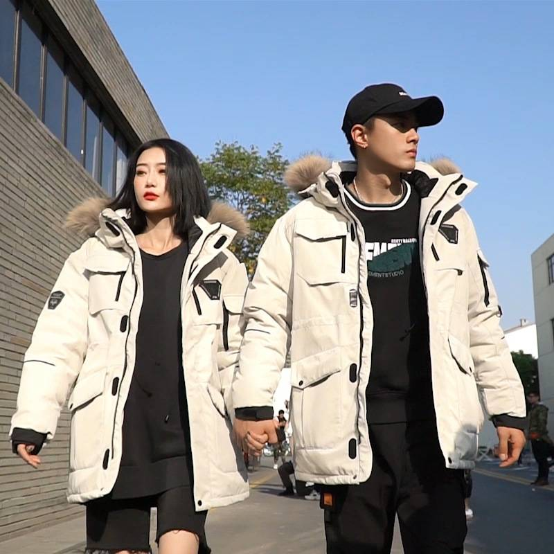 Damenbekleidung Warme Jacke Jacke Herren verdickte warme Warme Jacke Jacke Winter weiße Ente Warme Jacke warme Warme Jacke Jacke für Frauen_voghion.com