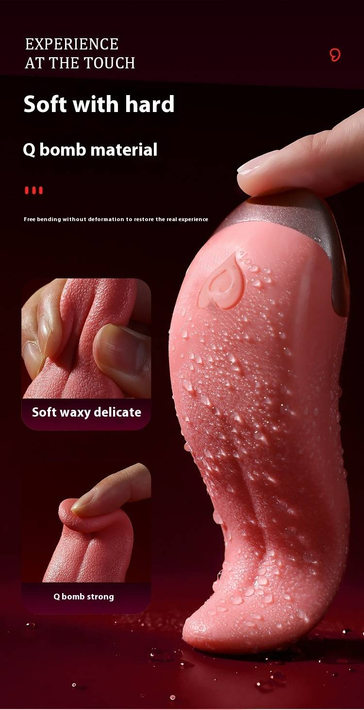 Tongue Vibrator Tongue AV Vibrator Heating Female Adult Sex Toy Simulation Vibrator_voghion.com