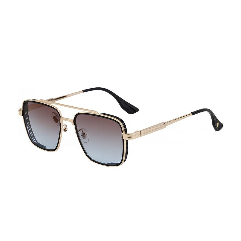 2025 New European And American Box Sunglasses Men's Retro Punk Wind Sun Protection Sunglasses_voghion.com