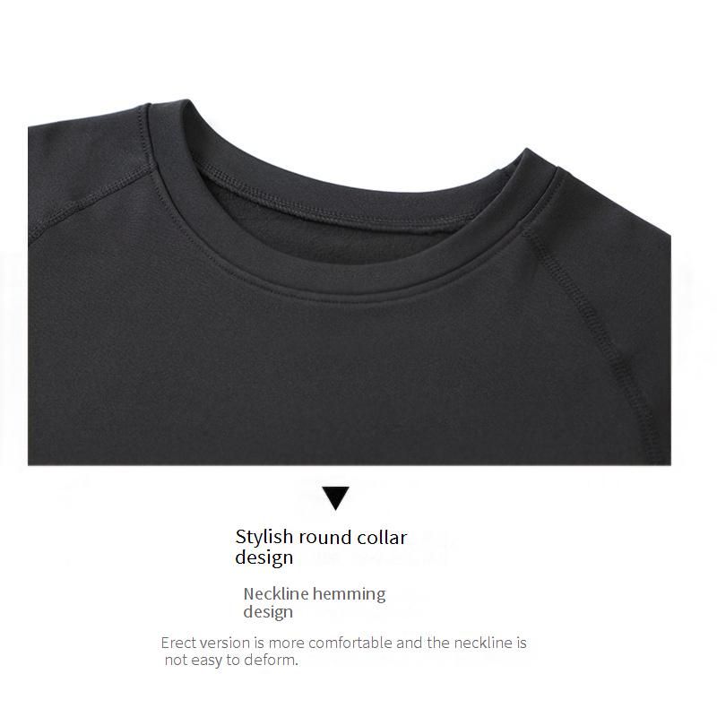 Men's Fleece-Lined Compression Workout Pants - High Elasticity, Quick-Dry, Thermal Training & Basketball Leggings For Gym & Outdoor Sports_voghion.com