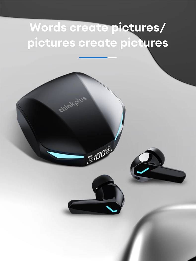 Genuine Lenovo XT53 AI TWS Bluetooth 5.4 Earphones AI Music Image Creation Headphones AI Chat With Multiple Function Earbuds_voghion.com