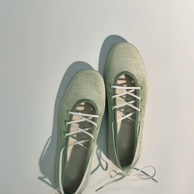 Scarpe singole coreane piatte 2025 Primavera Nuove scarpe da donna Mary Jane con cinturino alla testa rotonda francese_voghion.com