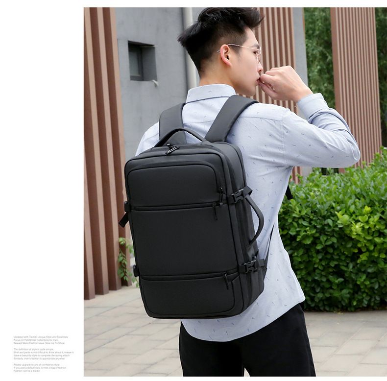 New Business Backpack Men's Backpack Large Capacity Business Leisure Computer Bag Backpack_voghion.com