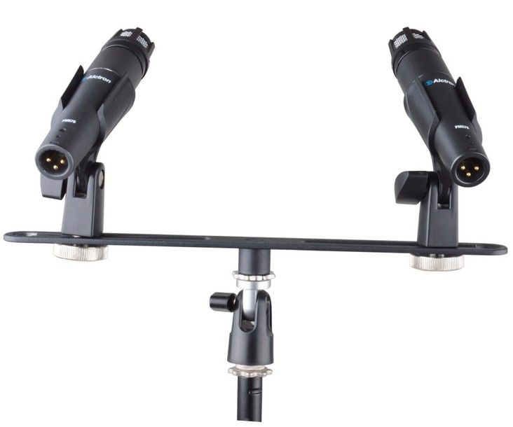 Alctron MAS020 podwójny statyw stereo do nagrywania dwóch mikrofonów_voghion.com