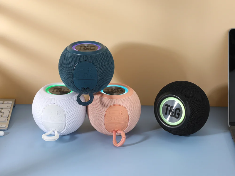 TG337 Bluetooth-høyttaler Bærbar TWS Trådløs Mini Bass Boombox LED-høyttaler IPX7 utendørs musikkspillerstøtte BT AUX FM TF_voghion.com