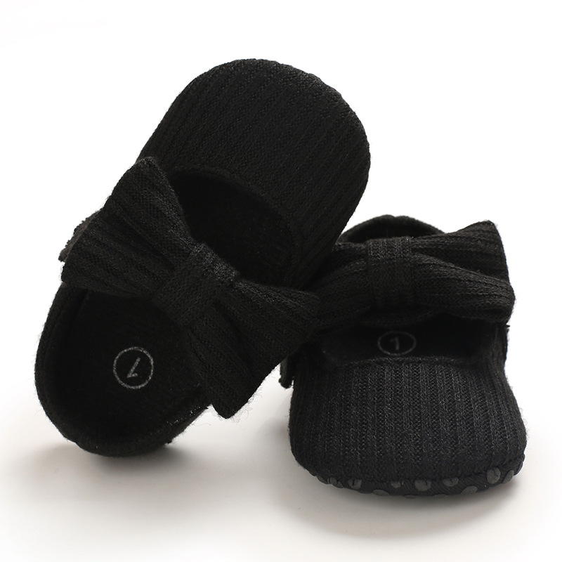 0-1 Joer aalt Puppelchersschong mat mëller Sohle gestrickte Puppelchersschong Joker Prinzessin_voghion.com