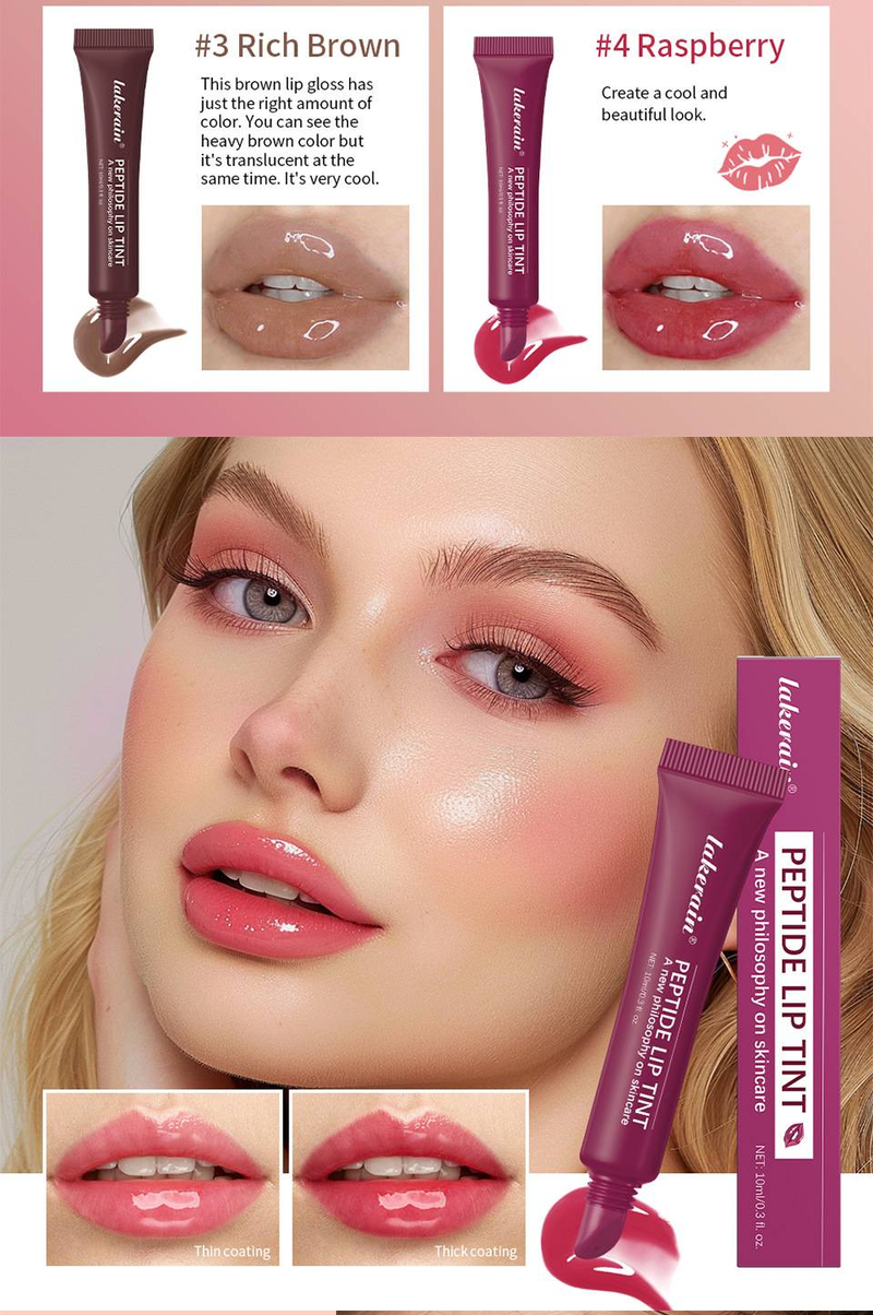 Bálsamo labial colorido polipeptídeo Hidratante e cuidado hidratante Bálsamo labial_voghion.com