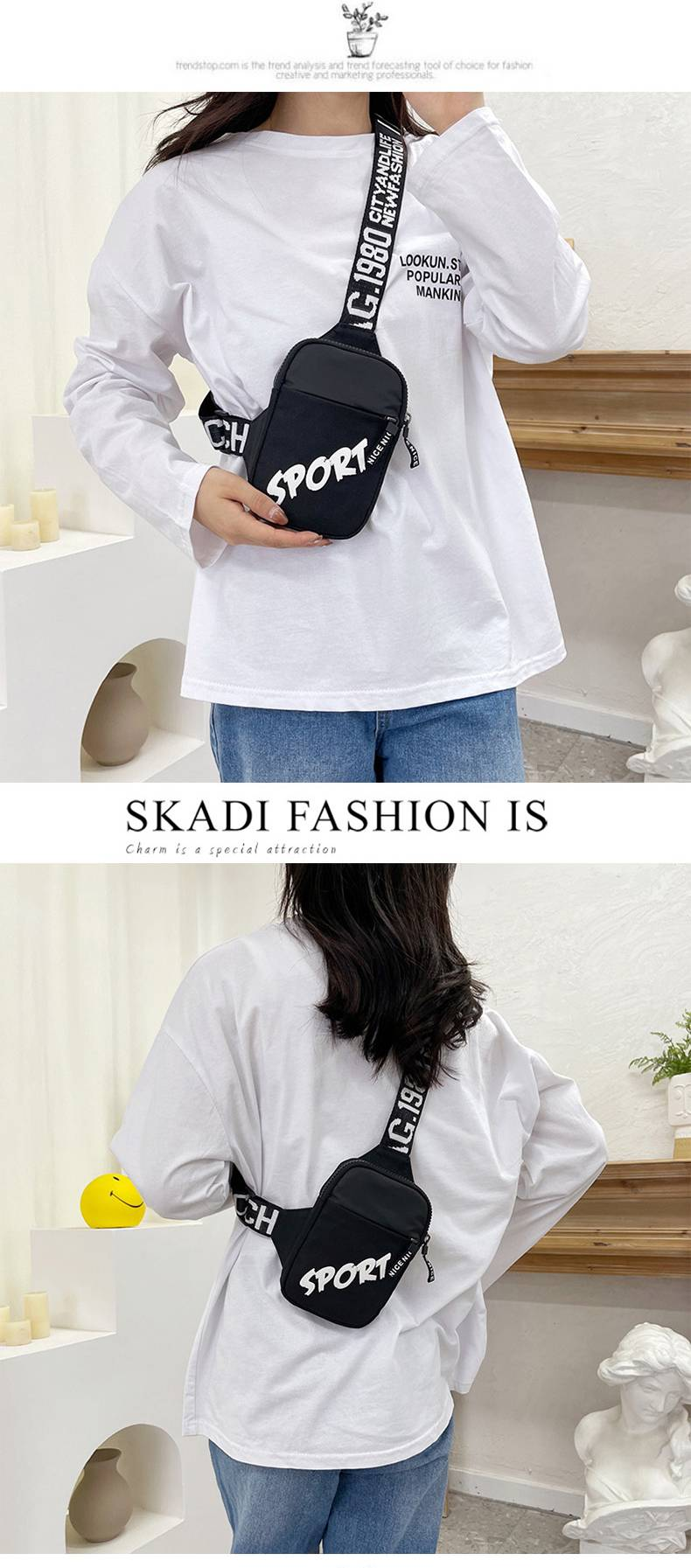 Men's Small Satchel Ultra-light Mini Mobile Phone Bag Tide Brand Chest Bag Women's Small Bag Women's Lightweight Sports Shoulder Messenger Bag._voghion.com