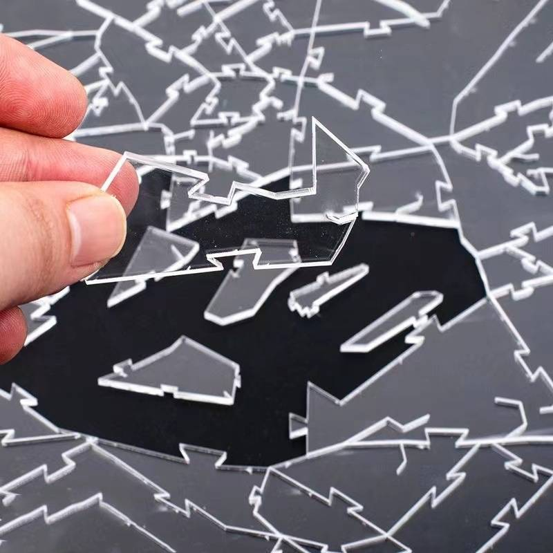 Puzzles Special Shaped Glass Fragments Acrylic Jigsaw Puzzle Impossible Challenge Puzzle_voghion.com