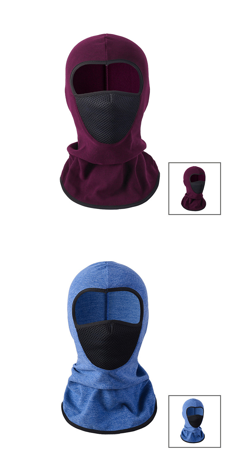 Sports Face Masks Windproof And Cold Proof Warm Headgear Men's Full Face Mask Motorcycle Motorcycle Riding Ice Silk Sunscreen Helmet Headgear Neckband_voghion.com