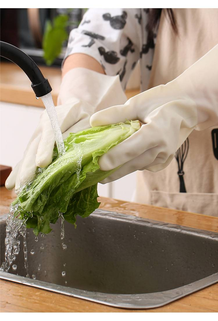 Nitril-Geschirrspülhandschuhe – langlebig, wasserdicht, lang (33 cm und 38 cm) für Küchenreinigung, Wäsche und Hausarbeiten_voghion.com