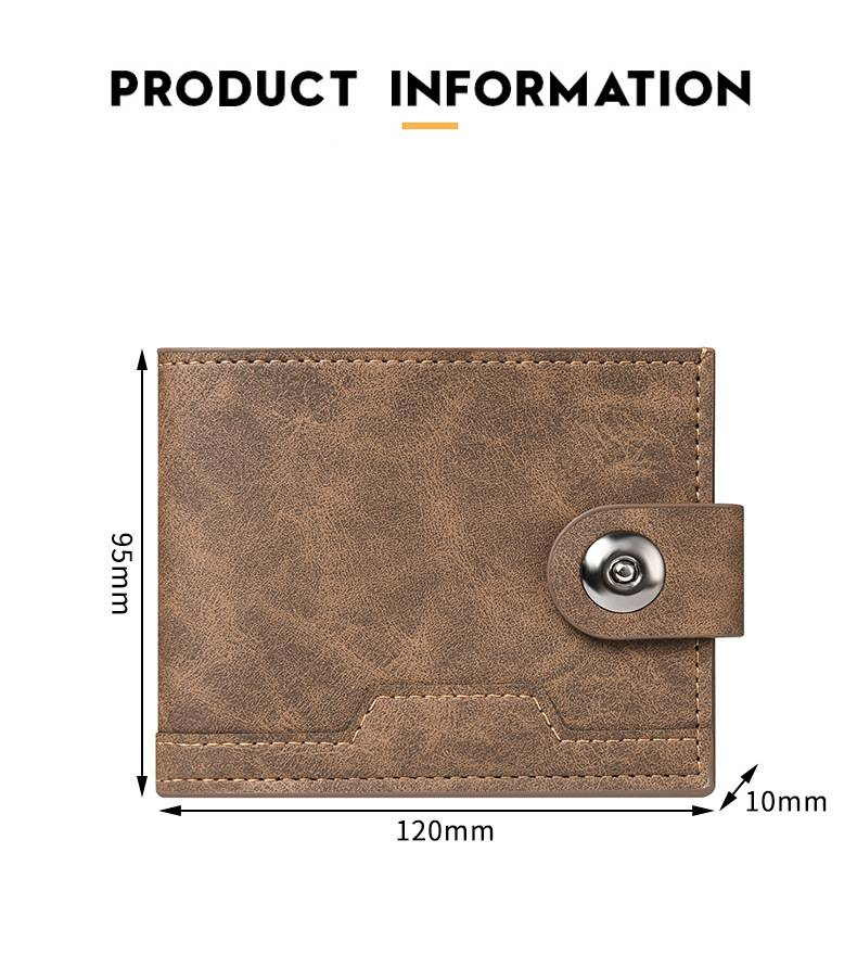 Men's Bags Men's Wallet Short Thin Large Capacity Multi Card Wallet Trendy Personality Soft Leather Men's Wallet_voghion.com