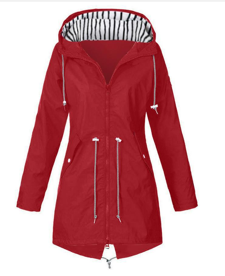 Women's zipper jacket three-in-one outdoor hooded mountaineering jacket_voghion.com