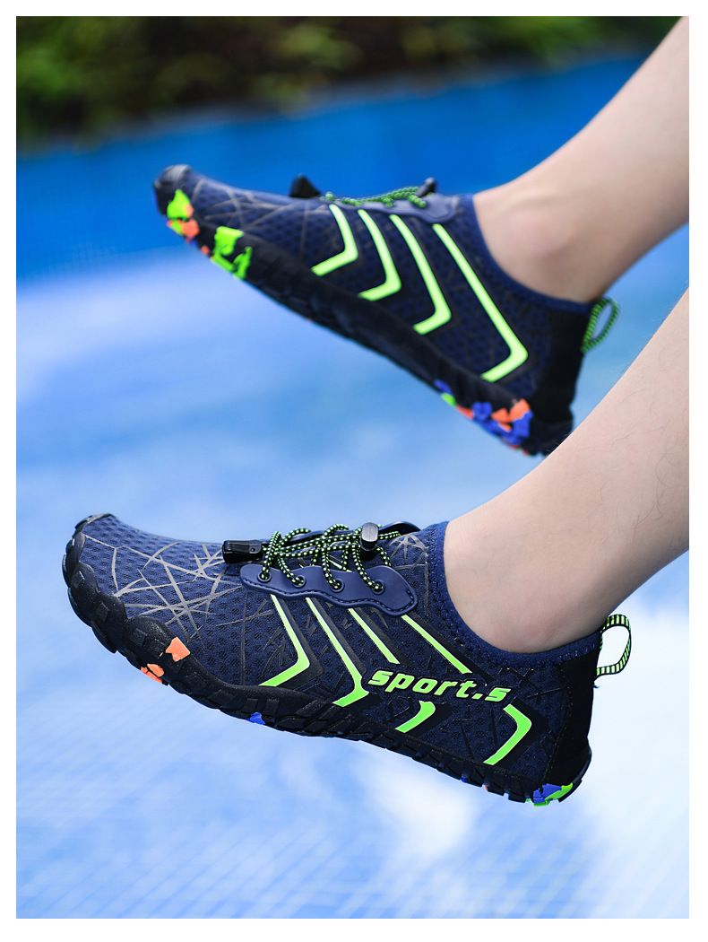 Paar Fünf-Zehen-Damen-Wasser rutschfeste Tauchen Schnorcheln Schwimmen Herren Rafting Angeln Waten Strandschuhe_voghion.com