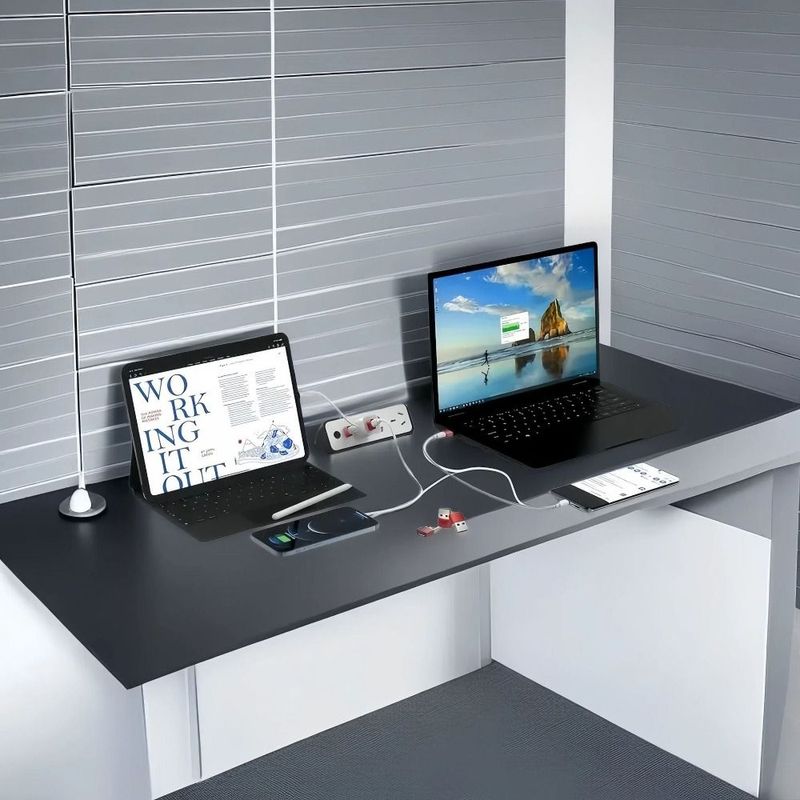 5pcs Aluminum Alloy Type C Mini Portable OTG Data Multifunctional Universal USB Receiver Adapter_voghion.com