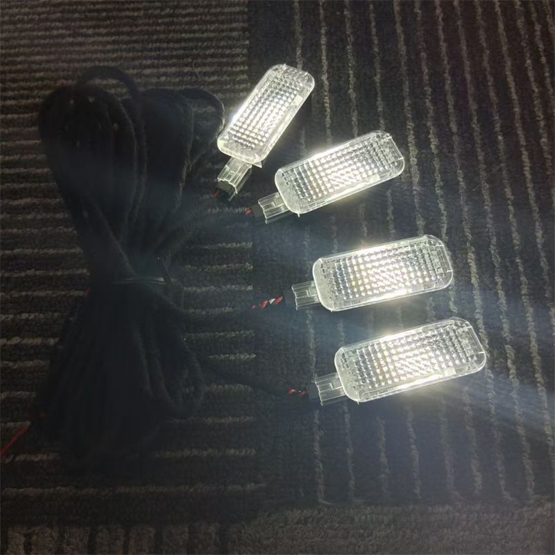 Car Interior Foot Space Lamp LED Footwell Light Cable For Passat B6 B7 Golf 5 6 SEAT Toledo Leon A3 A4 A5 A6 A8 Q3 Q5 Q7_voghion.com