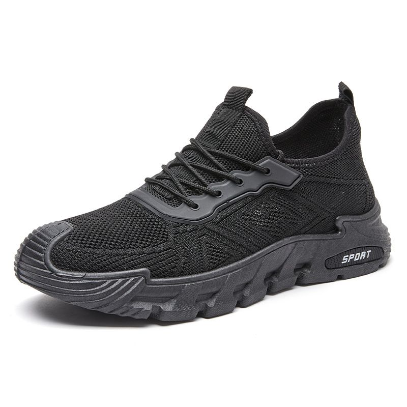 Plus Size 2025 Frühjahr Neue Herren Atmungsaktives Mesh Leichte Sneakers mit weicher Sohle Laufschuhe Freizeitschuhe_voghion.com