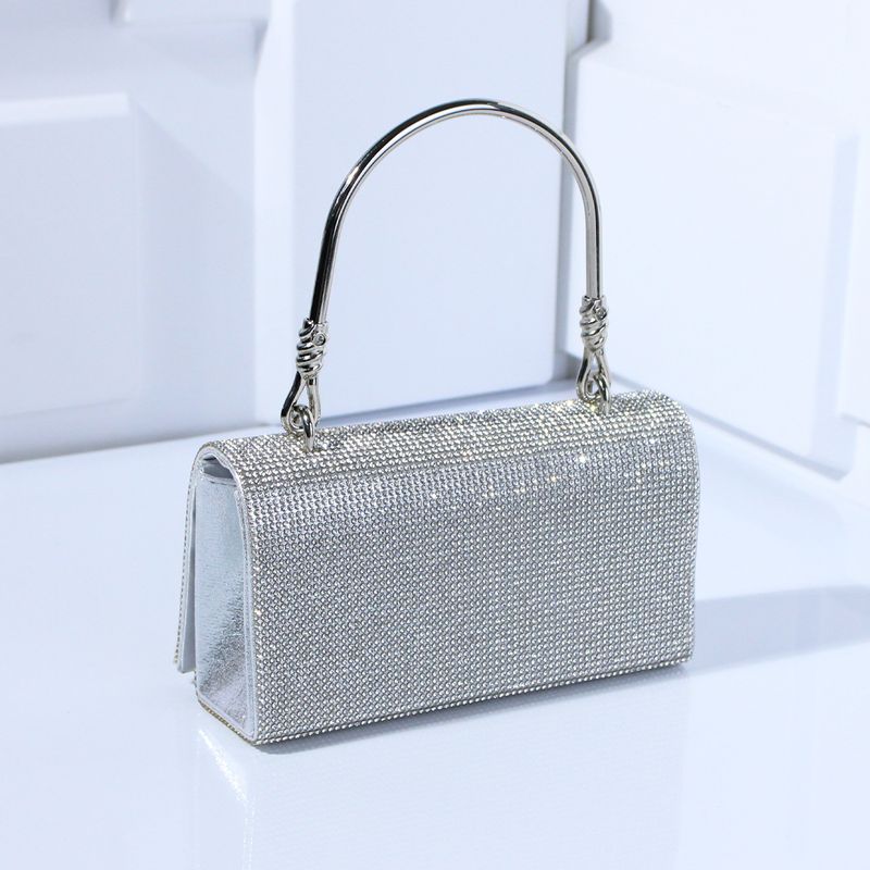 Sacs pour femmes, sac à main de banquet tendance, petit sac carré à strass, léger, luxueux, exquis, pour robe_voghion.com