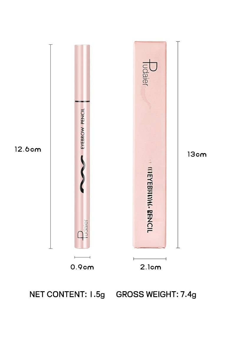 Ultrafijne vloeibare wenkbrauwpotlood Pudaier Wenkbrauwvormgeving Verven Langdurige natuurlijke look Beauty Groothandel Make-up Wenkbrauwpen_voghion.com