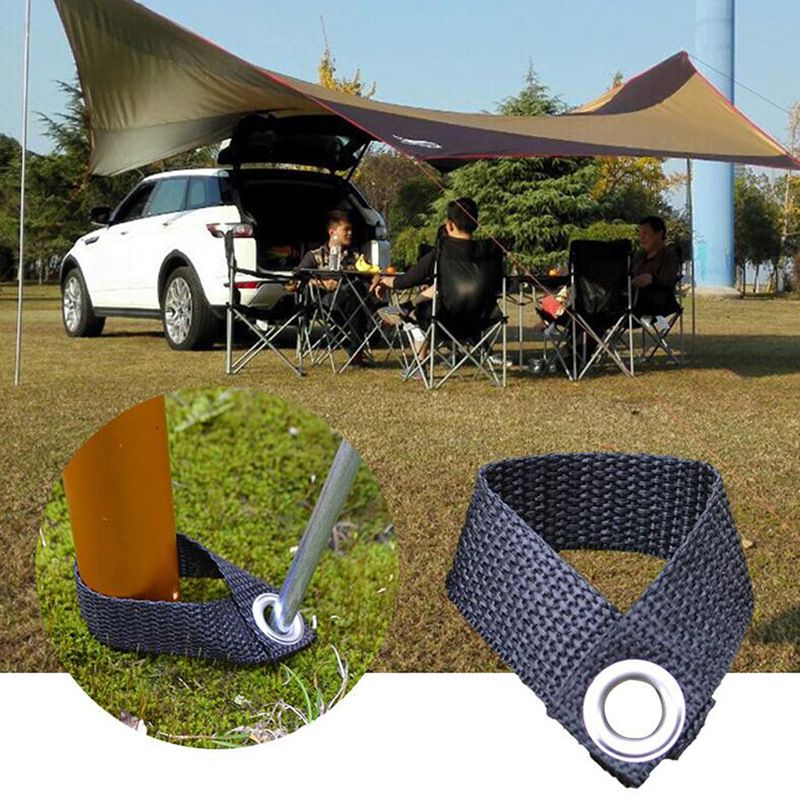 Outdoor-Daach Camping-Fëschstang-Apparat Zelt Sonneschutz Accessoiren Bandbefestigungsschnalle_voghion.com