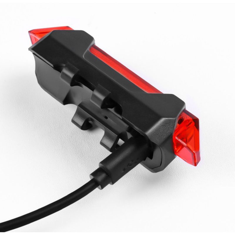 Bicycle USB charging LED warning night tail lights mountain bike riding equipment_voghion.com