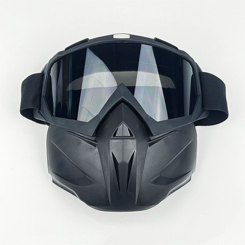 NAFEIB Motorradbrille für Männer und Frauen – Winddichte Reitmaske mit austauschbaren Gläsern_voghion.com